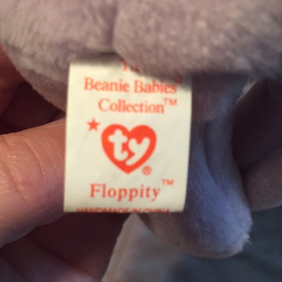 Floppity the Bunny Beanie Baby - Picture 6 of 11